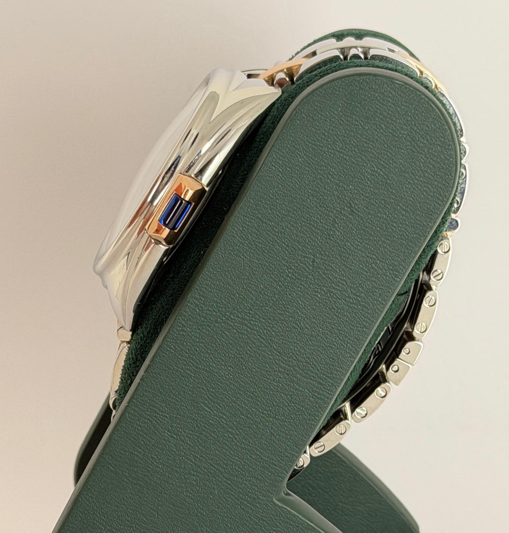 Cartier Clé de Cartier 18K Gold und Edelstahl Herrenuhr Clé de Cartier Komplettset wie neu