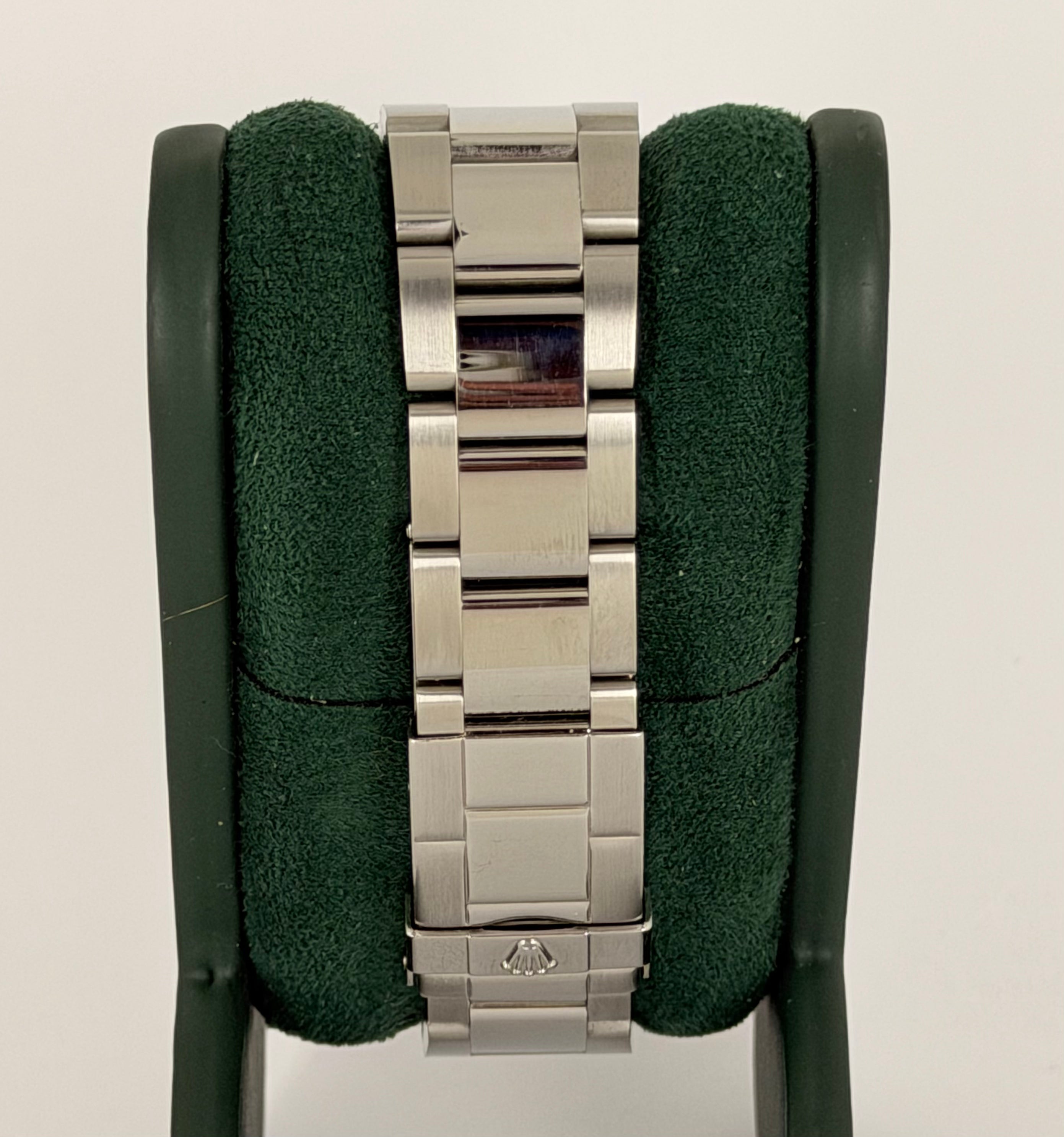 Rolex Yacht-Master 40 Platinlünette Full Set, neuwertiger Zustand