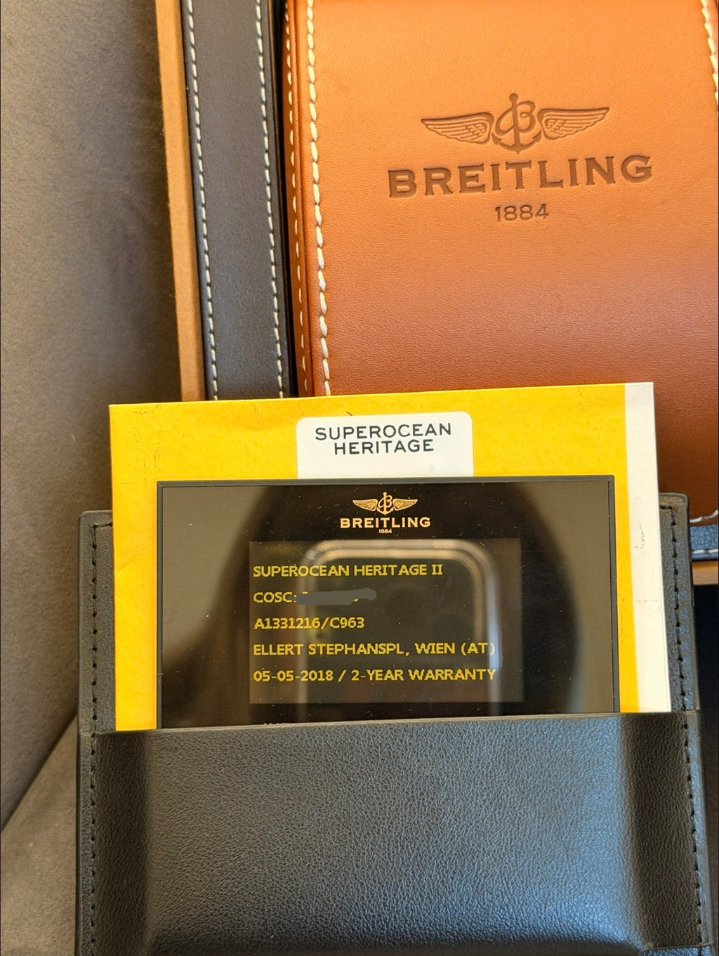 Breitling Superocean Heritage II A1331216 2018 Full Set, neuwertig