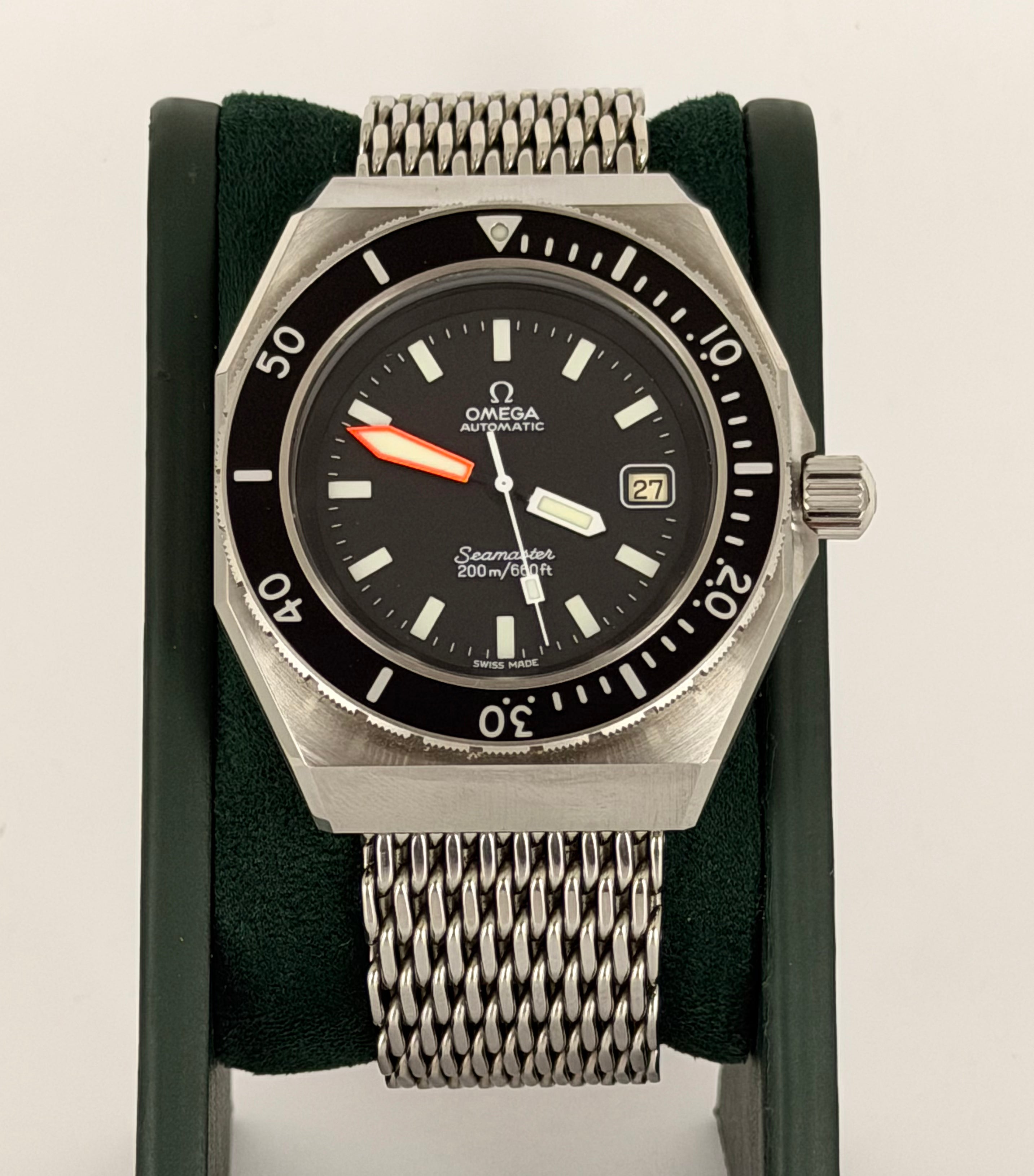 Omega Seamaster SHOM, Box und Papiere, 1970, neuwertiger Zustand