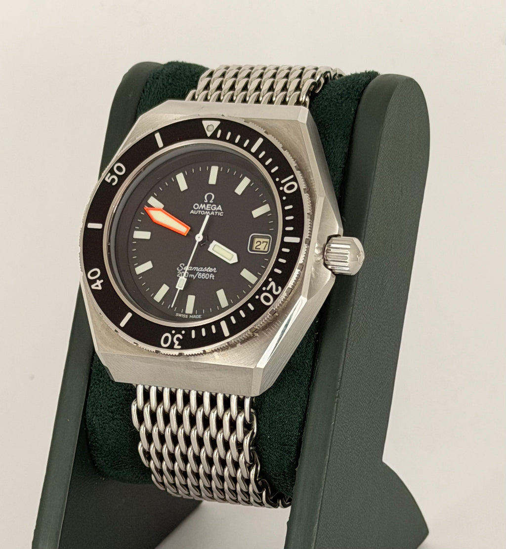 Omega Seamaster SHOM, Box und Papiere, 1970, neuwertiger Zustand