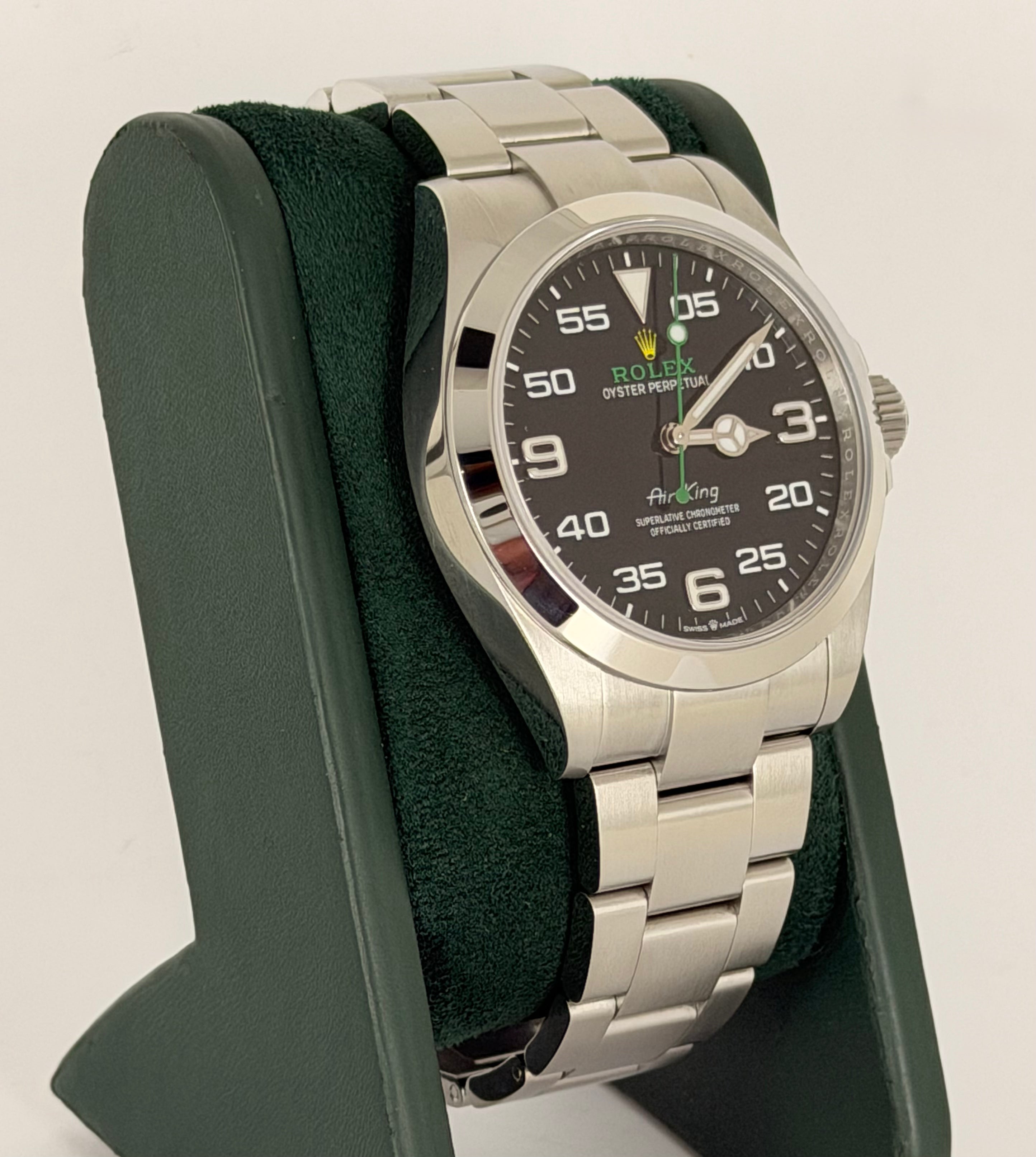 Rolex Air-King, Komplettset, 2023, neuwertiger Zustand