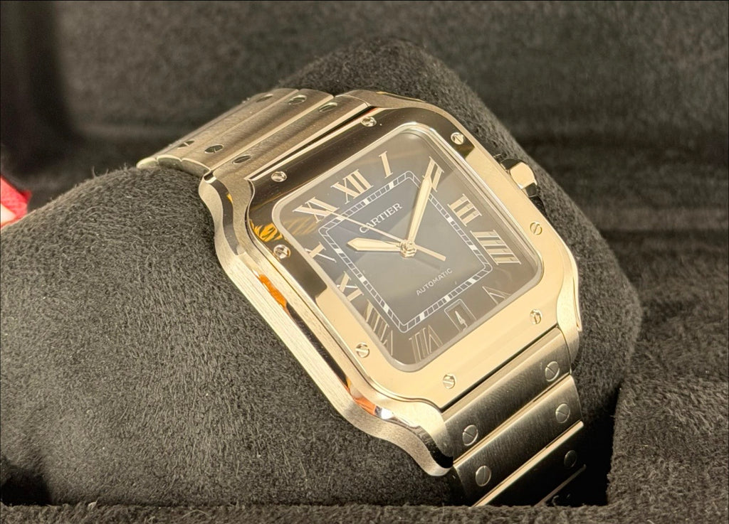 Cartier Santos De Cartier Blue Dial 2026 Fresh New Full Set