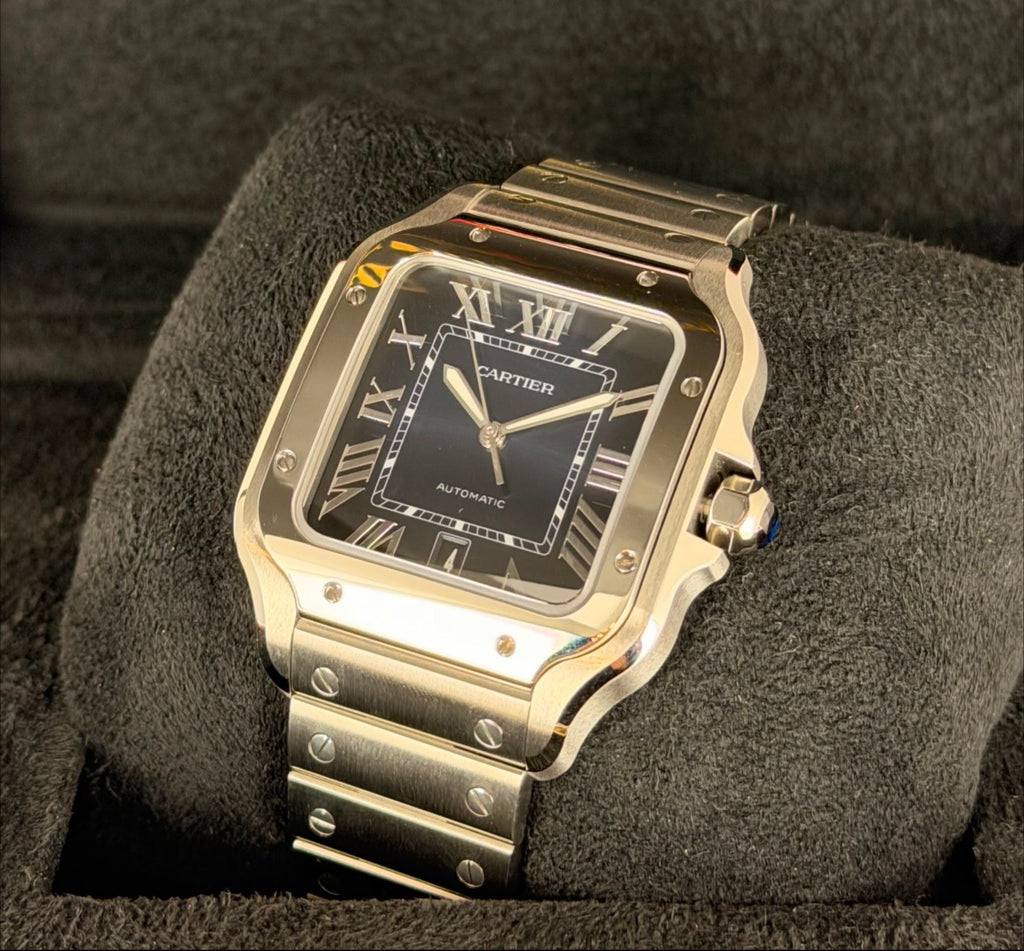 Cartier Santos De Cartier Blue Dial 2026 Fresh New Full Set