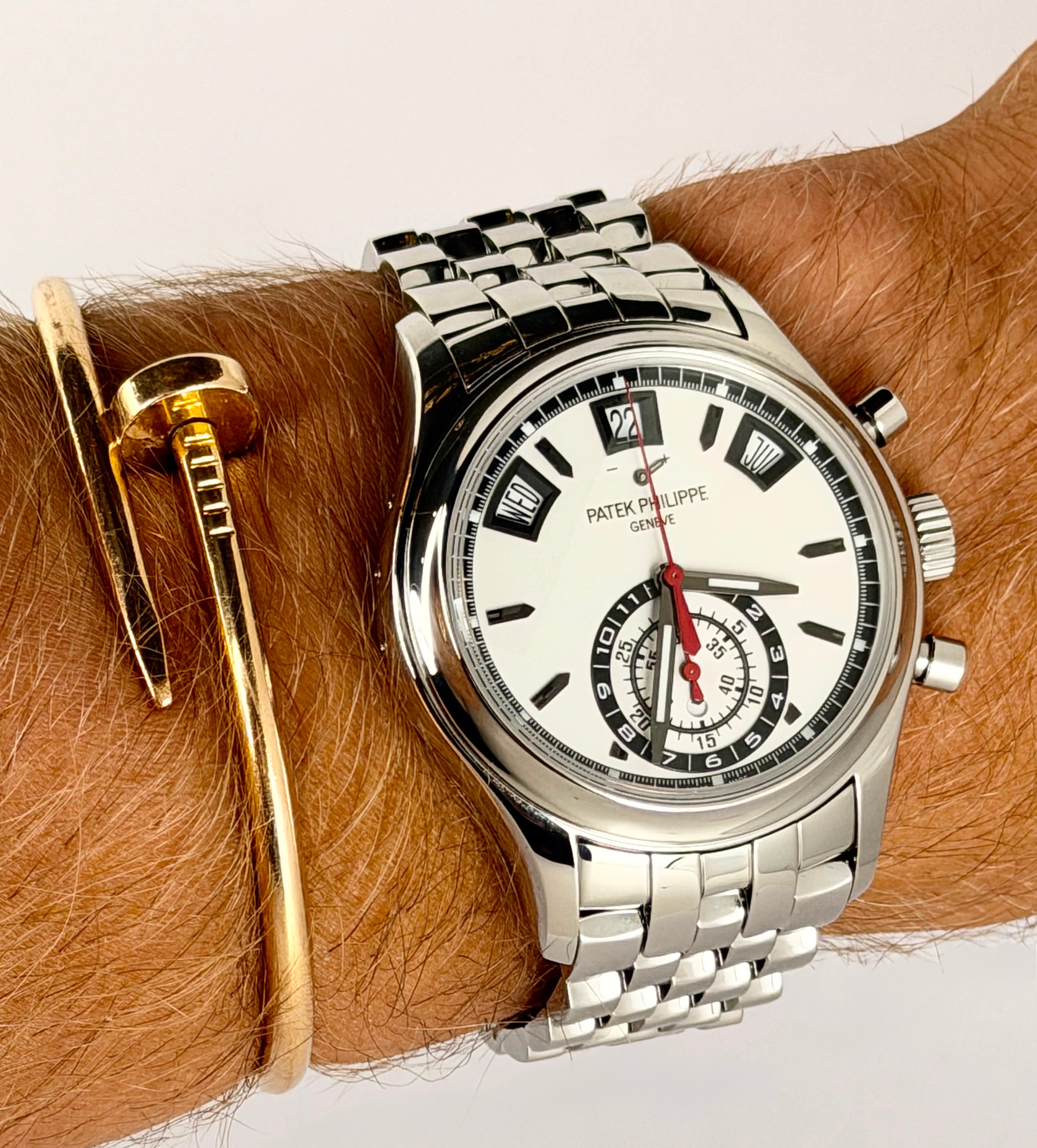 Patek Philippe Annual Calendar Chronograph Full Set Mint 2015 Best Price Worldwide