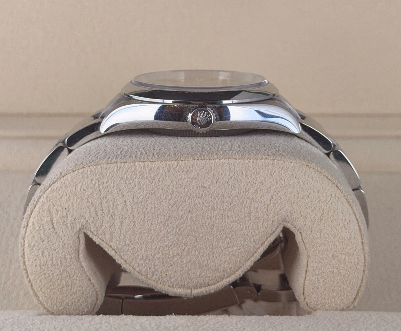 Rolex Oyster Perpetual 36 Gelb Discontinued Born Yellow Box and Papers