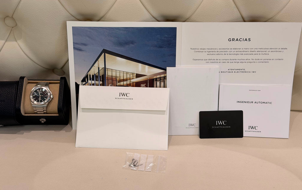 IWC Ingenieur Automatic 40 Full Set Mint Condition UNDATED Card