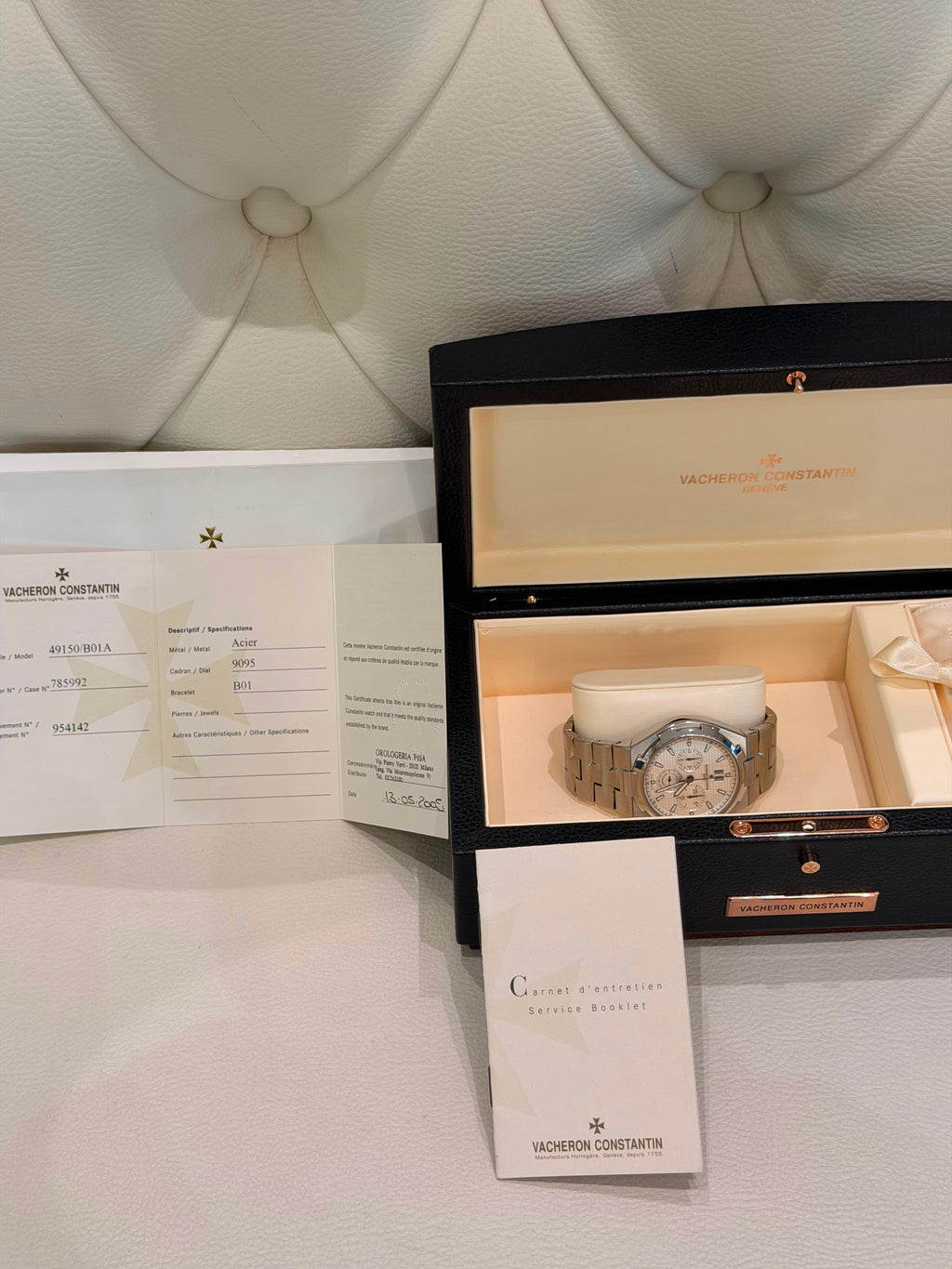 Vacheron Constantin Overseas Chronograph Zweite Generation Full Set Wie neu
