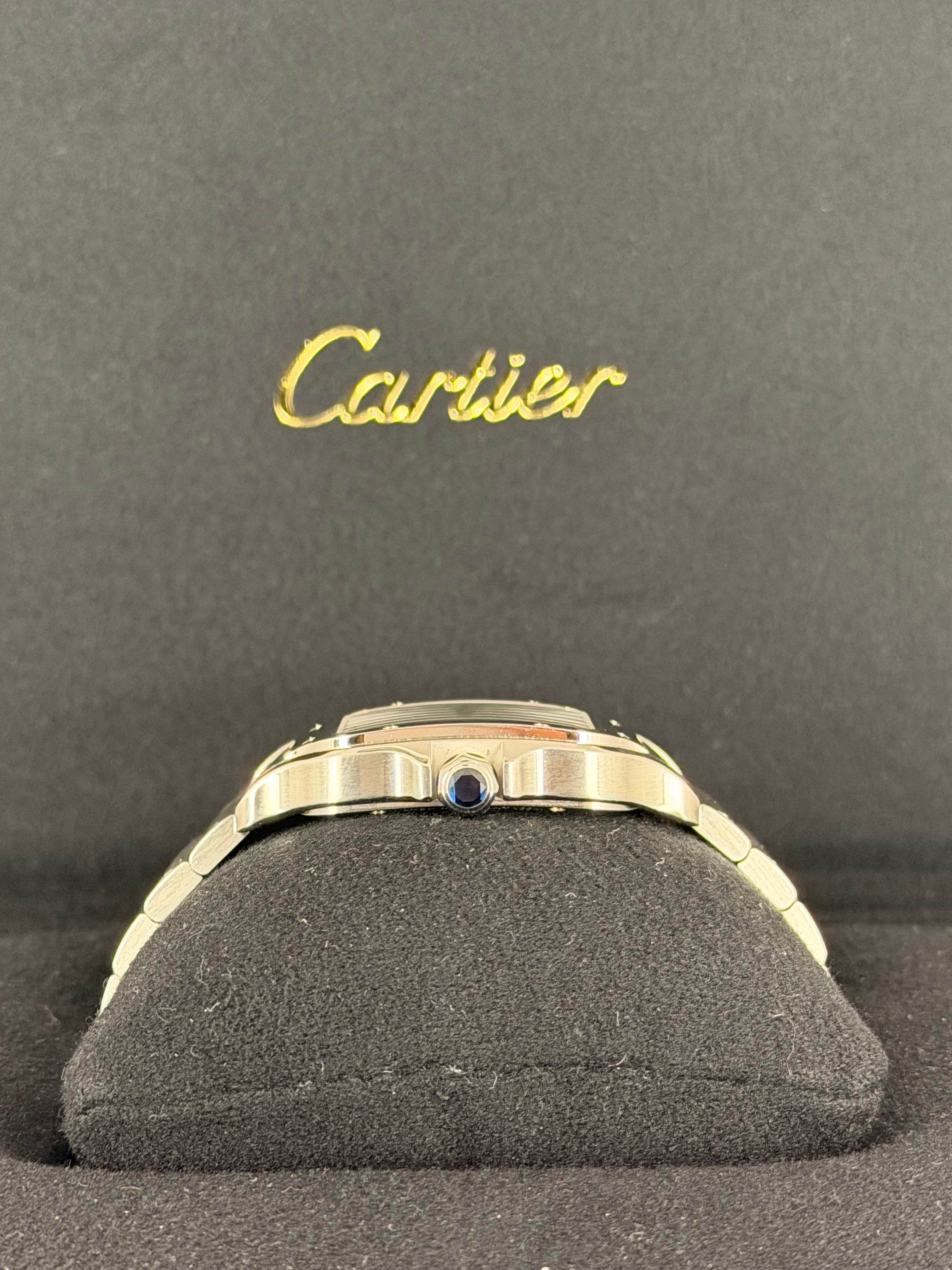 Cartier Santos de Cartier Skeleton, Skelettuhr, Extra-Komplettset, neuwertiger Zustand
