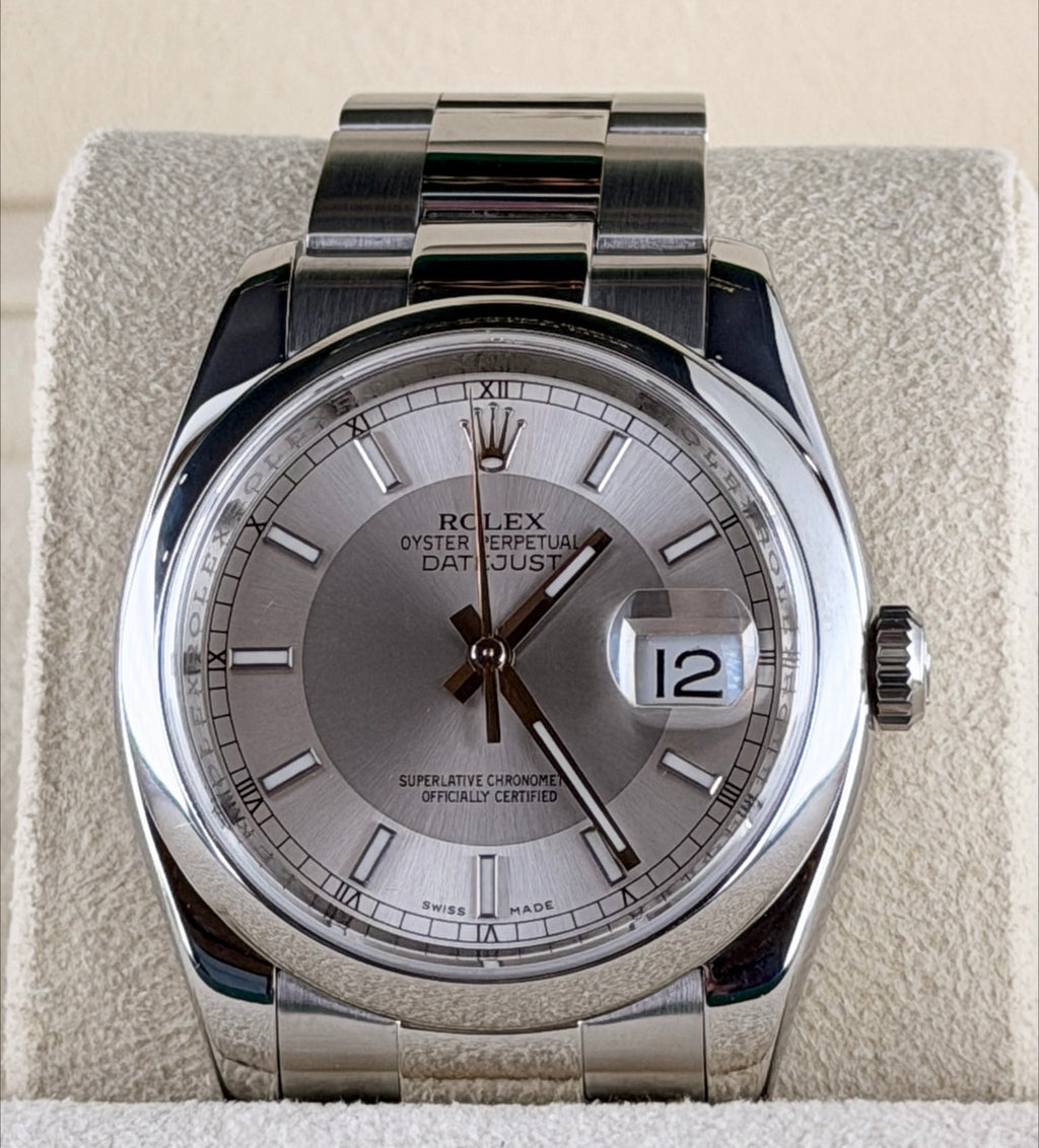 Rolex Datejust 36, nur Uhr, nach Service, wie neu