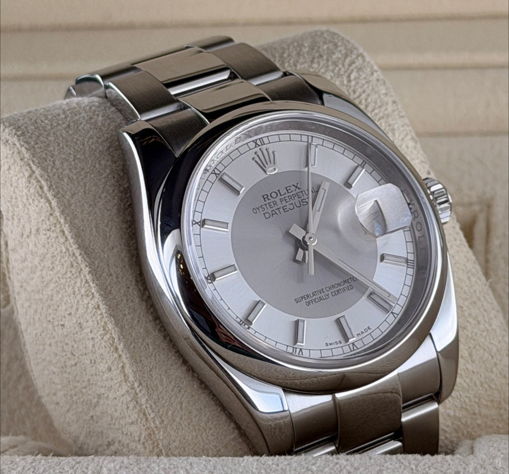 Rolex Datejust 36, nur Uhr, nach Service, wie neu