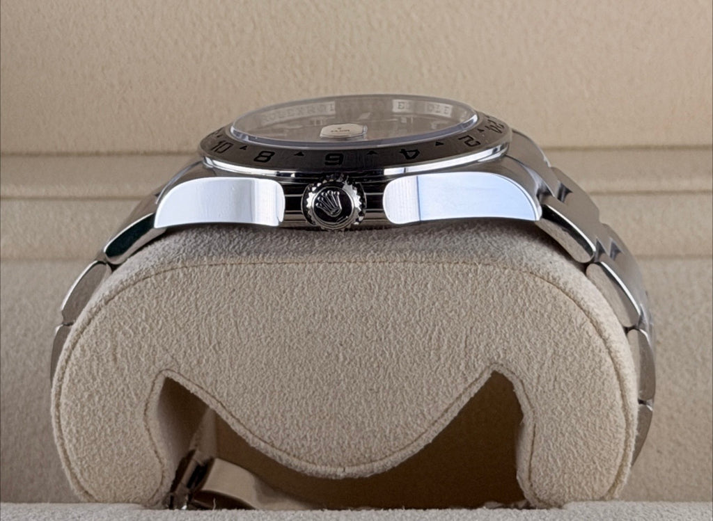 Rolex Explorer II, schwarzes Zifferblatt, wie neu, Full Set
