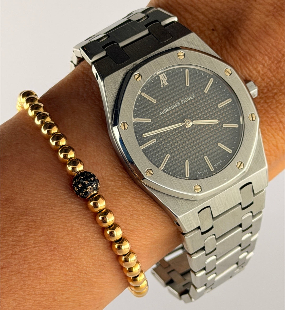 Audemars Piguet Royal Oak 33 mm, Vintage 1992, mit Box und Archivauszug