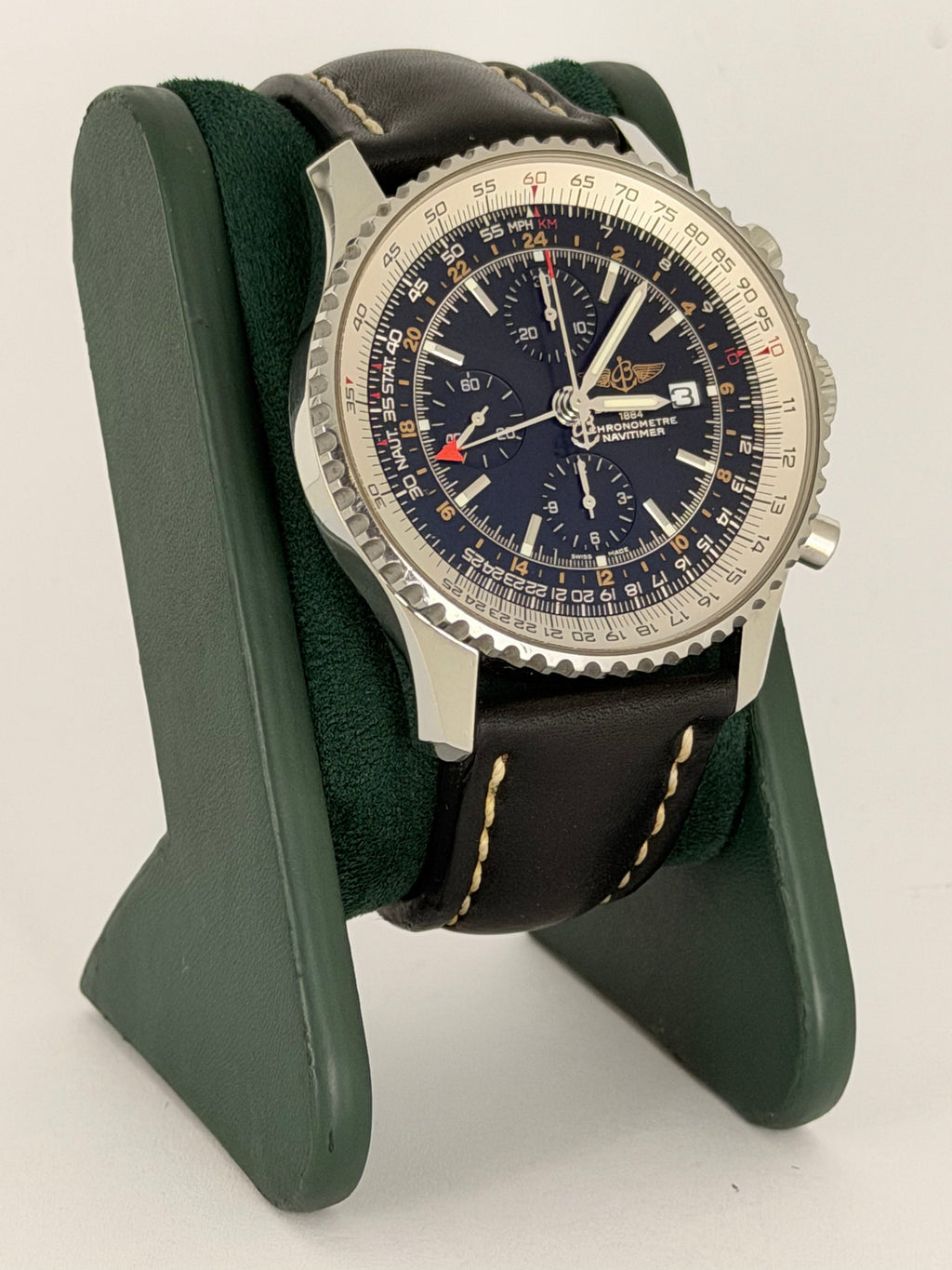 Breitling Navitimer World Full Set nach Service, wie neu