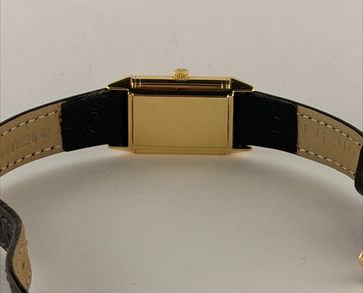 Jaeger-LeCoultre Reverso, 18 Karat Gold, 19 × 32 mm, nach Service, wie neu