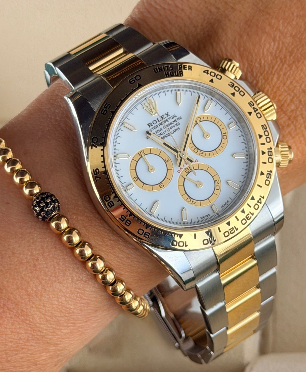 Rolex Daytona Edelstahl & 18 Karat Gold 2025 Wie neu Full Set