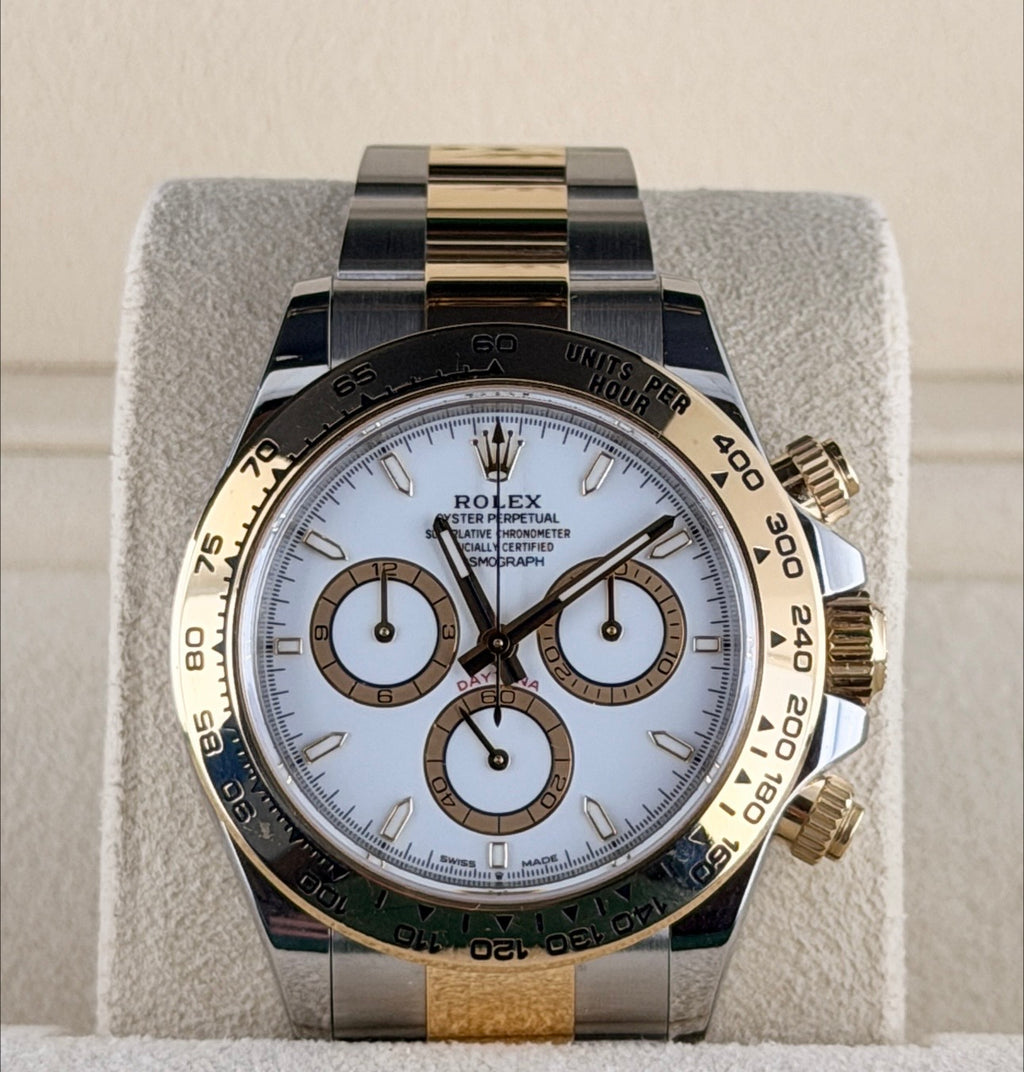 Rolex Daytona Edelstahl & 18 Karat Gold 2025 Wie neu Full Set