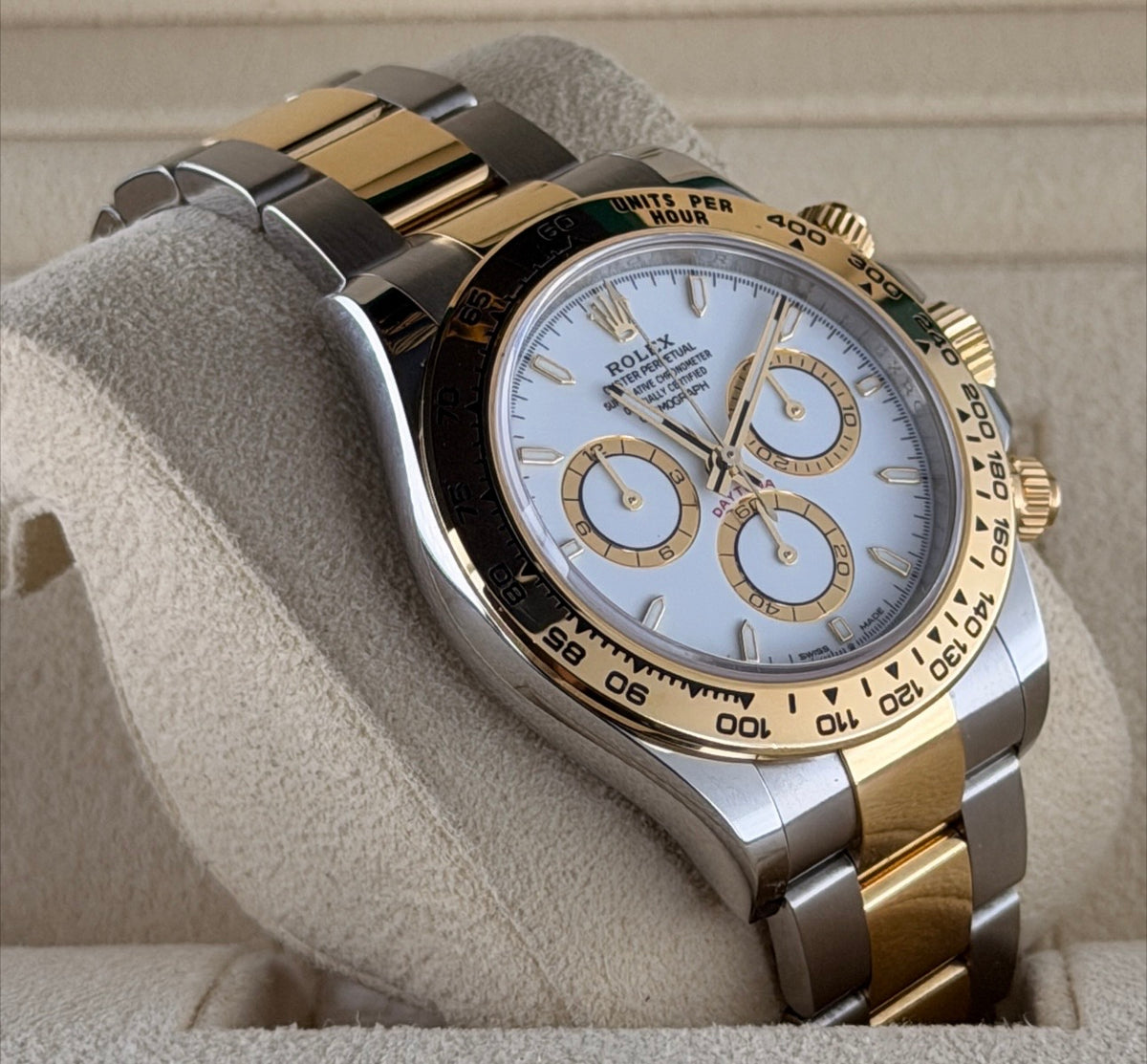 Rolex Daytona Edelstahl & 18 Karat Gold 2025 Wie neu Full Set