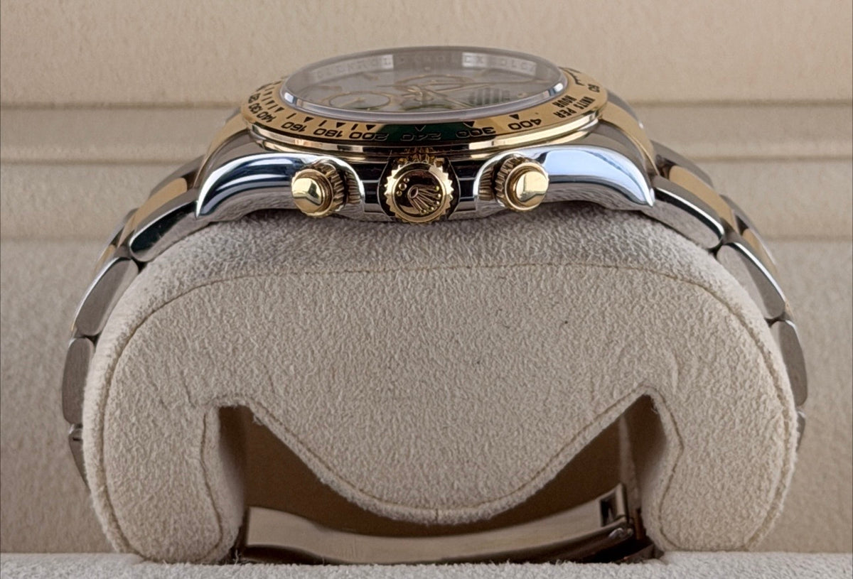 Rolex Daytona Edelstahl & 18 Karat Gold 2025 Wie neu Full Set