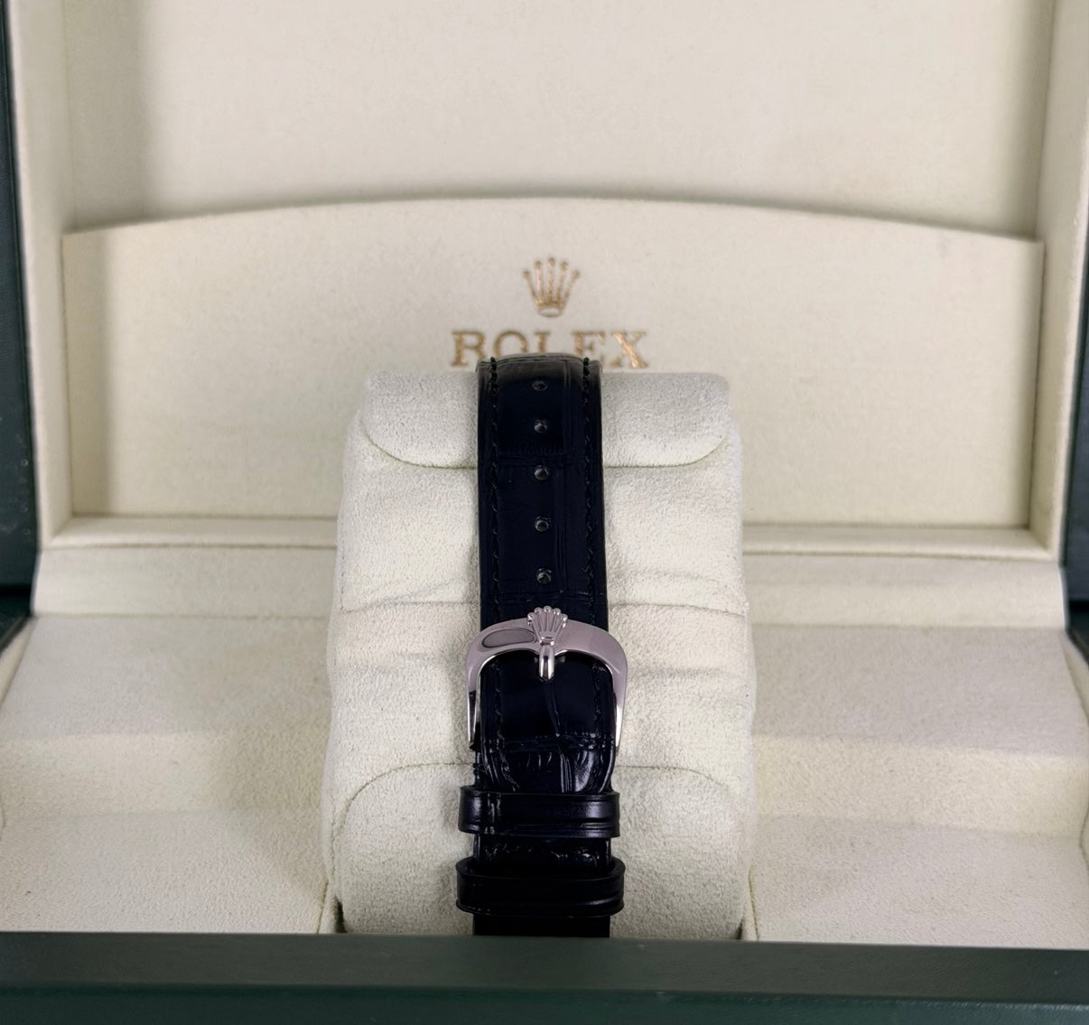 Rolex Cellini Time 18K Weißgold Full Set
