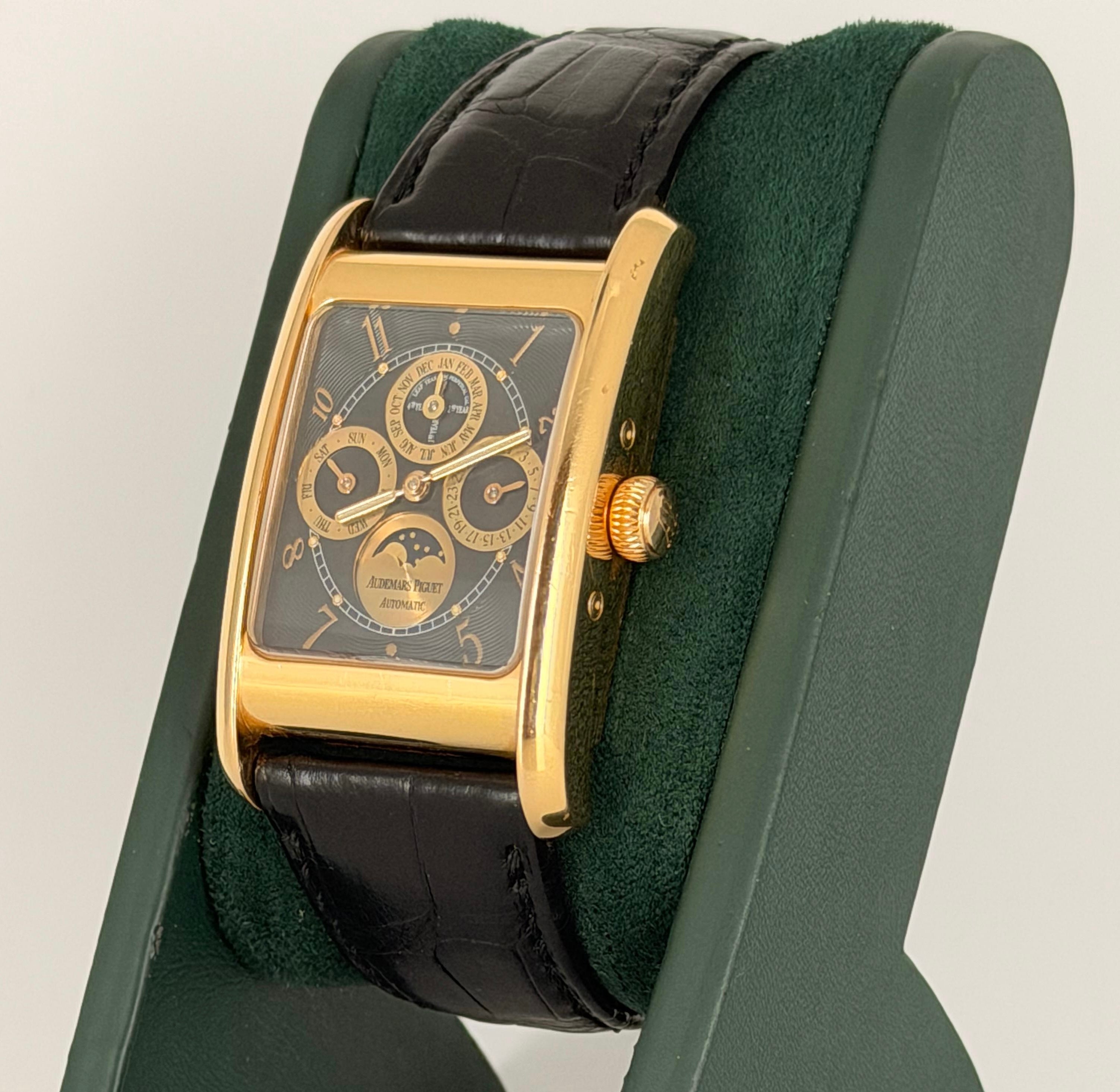 Audemars Piguet Edward Piguet Perpetual Calendar mit AP-Box und Archivalpapieren, makelloser Zustand (unpoliert)