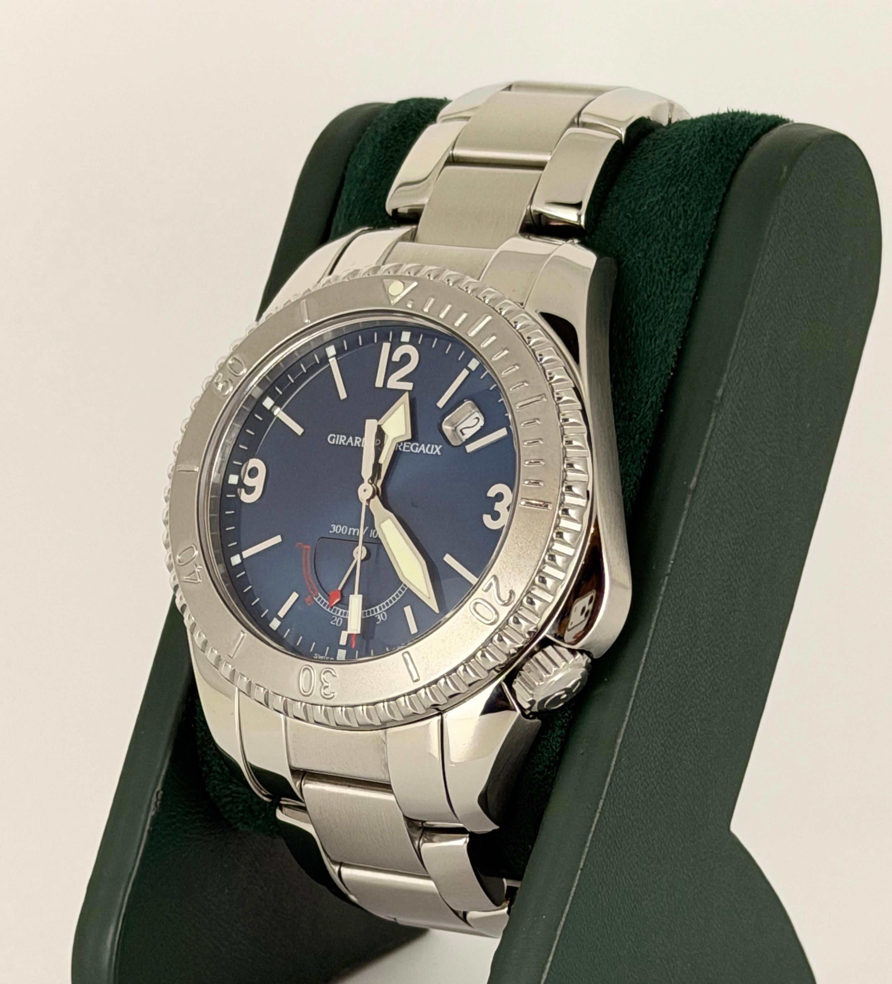 Girard-Perregaux Sea Hawk II Uhr mit Karte, ohne Box
