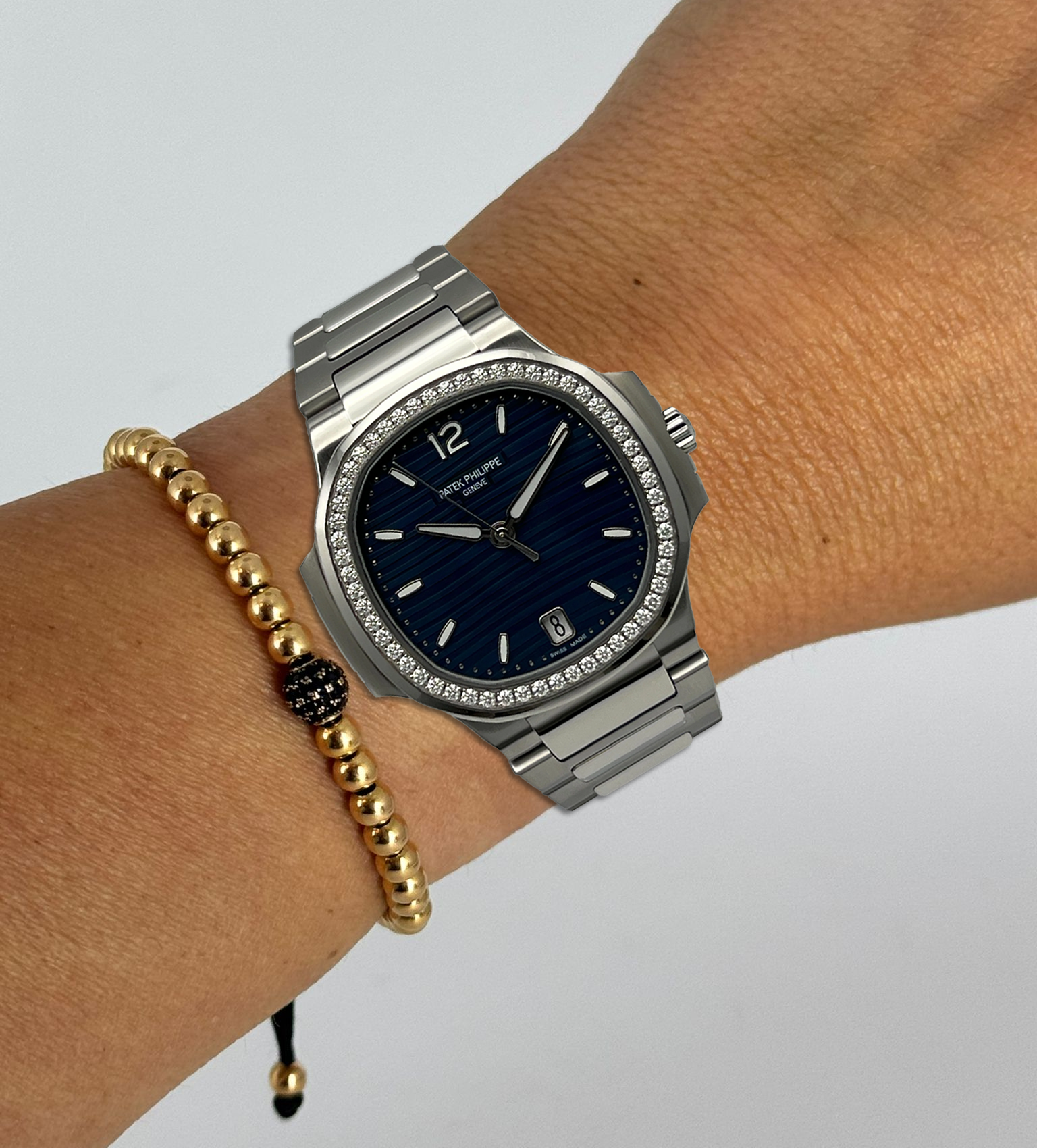 Nautilus Datum, Damen Automatik mit Diamanten