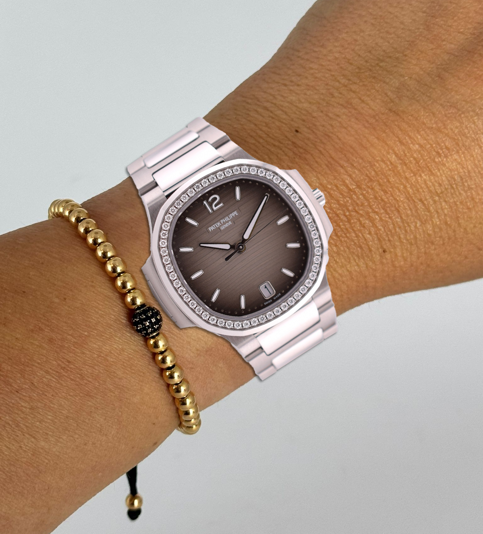 Nautilus Datum, Damen Automatik mit Diamanten