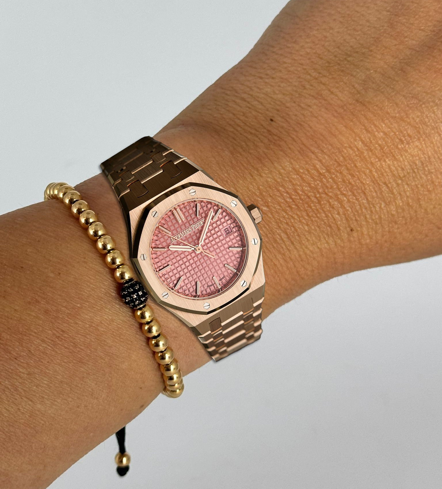 Royal Oak Automatik mit Pink-Grapefruit-Zifferblatt