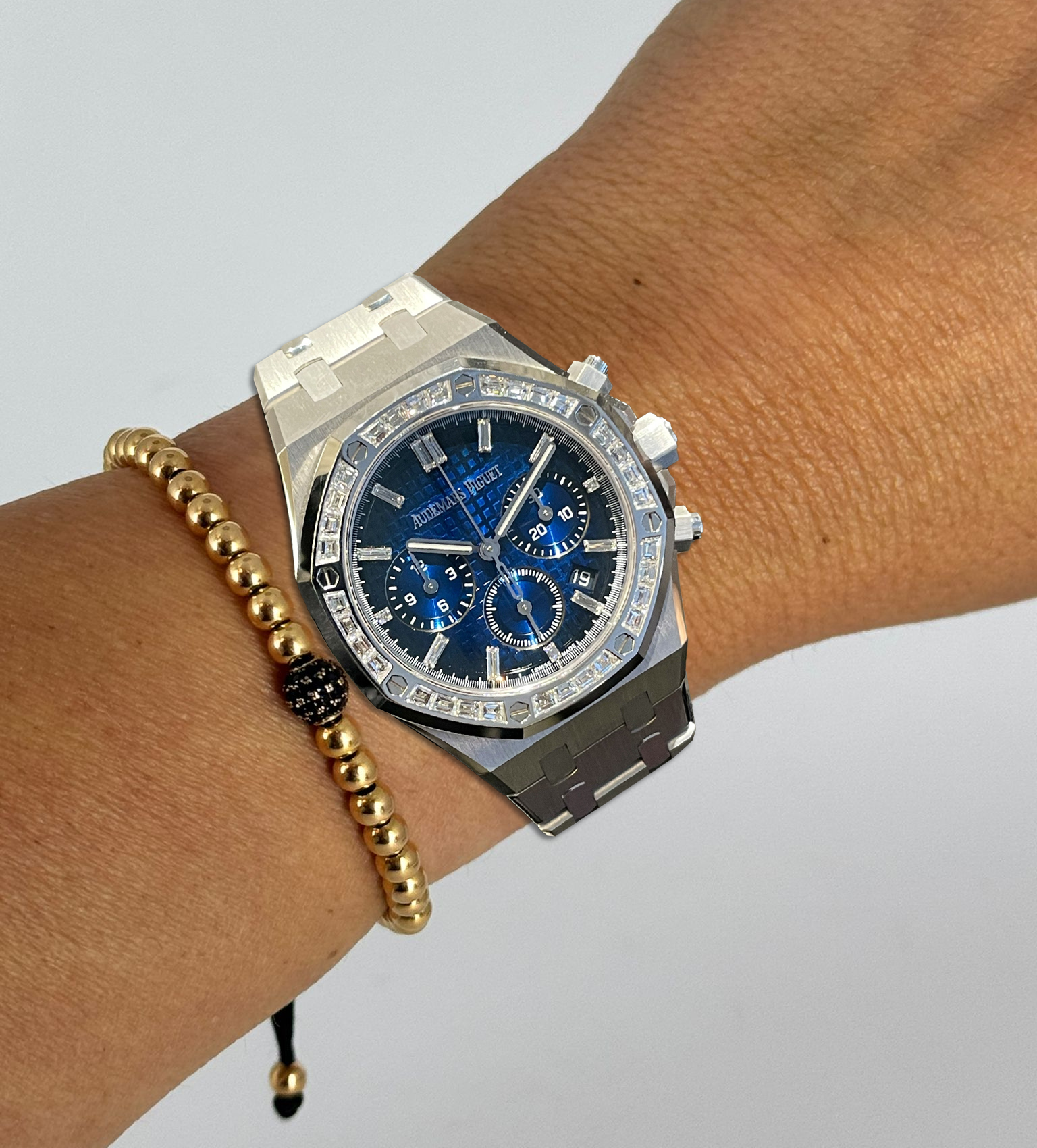 Royal Oak Automatik Chronograph mit Baguette-Diamantlünette