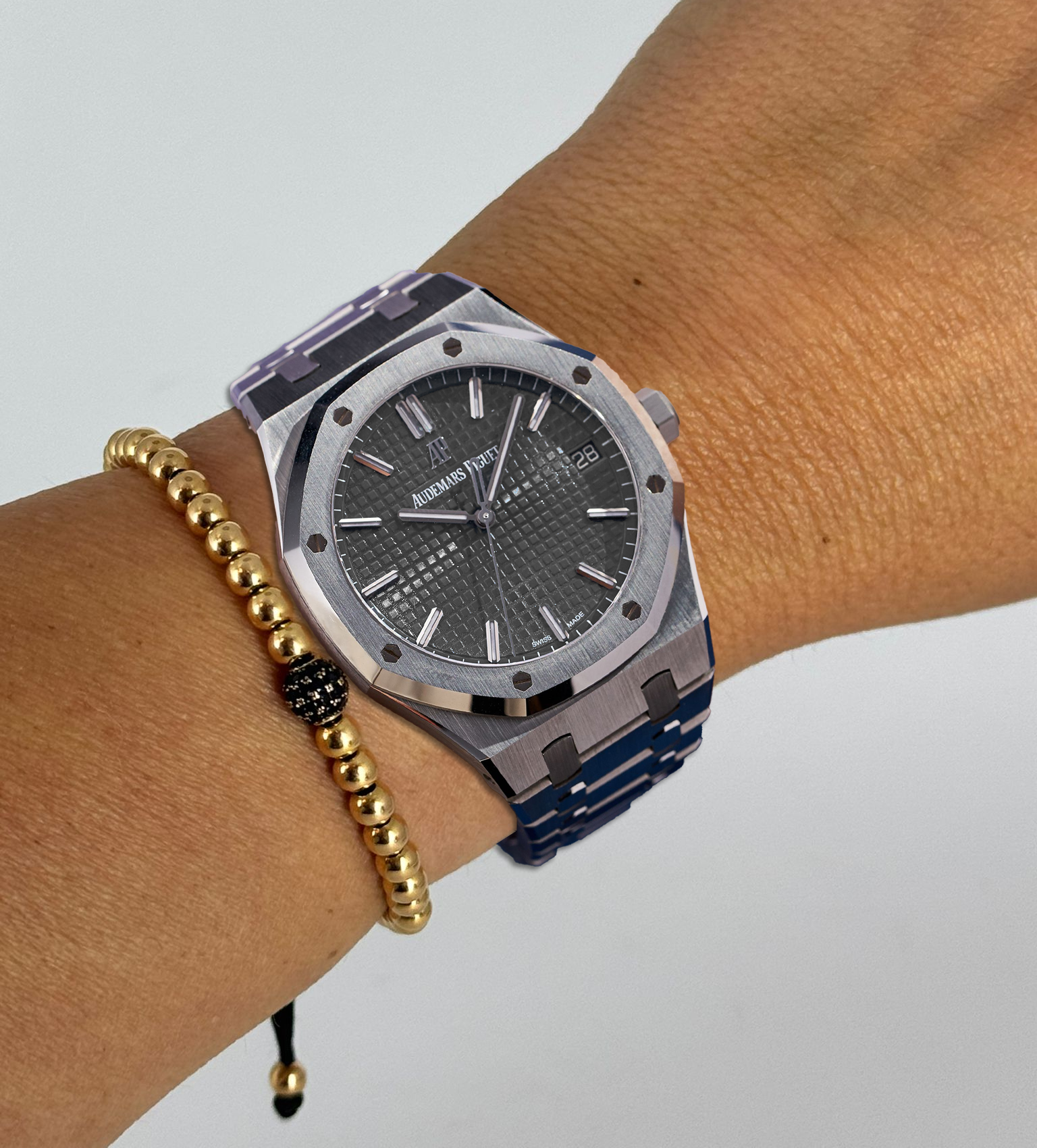 Royal Oak Datum Automatik Graues Zifferblatt