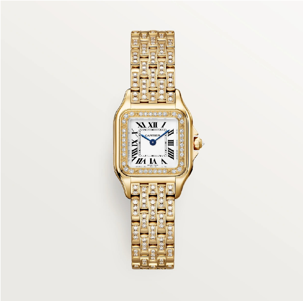 Cartier Panthère Small – Armband aus Gelbgold mit Diamanten aus der Fabrik