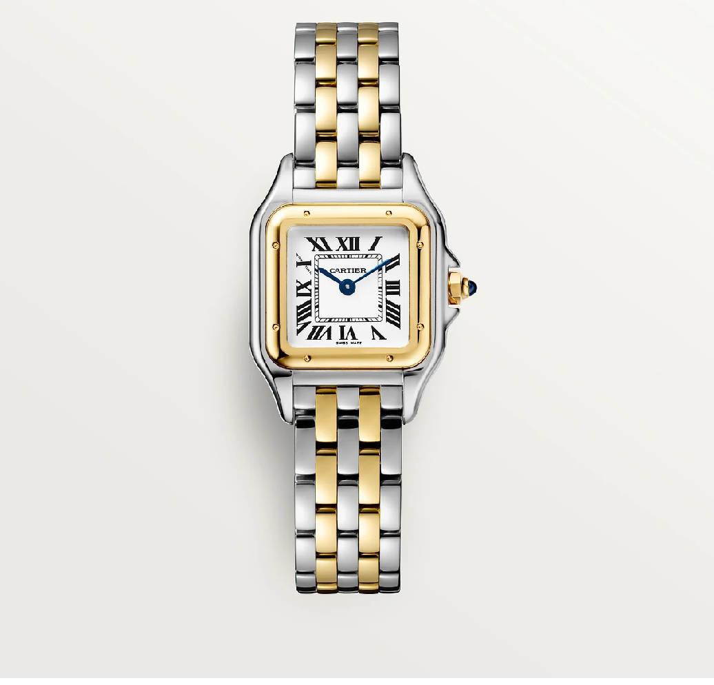 Cartier Panthère Small, Quarzuhr in Bicolor (18K Gelbgold & Edelstahl), 23 mm
