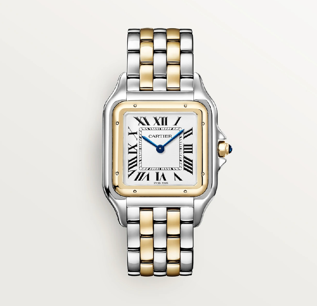 Cartier Panthère Large Two-Tone Quarzuhr 31 mm aus 18K Gelbgold und Stahl