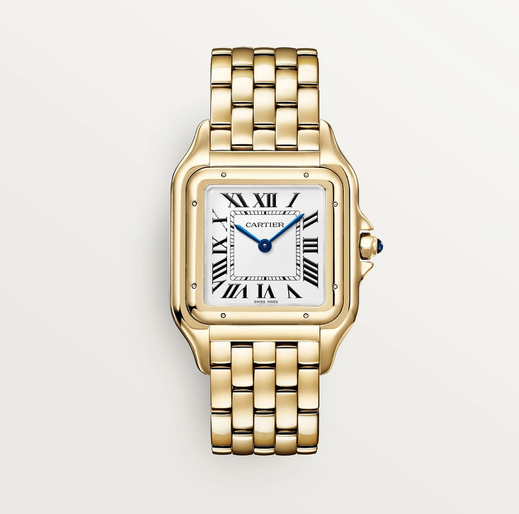 Cartier Panthère de Cartier Großes Modell – 750 Gelbgold, Quarz, 31 x 42 mm