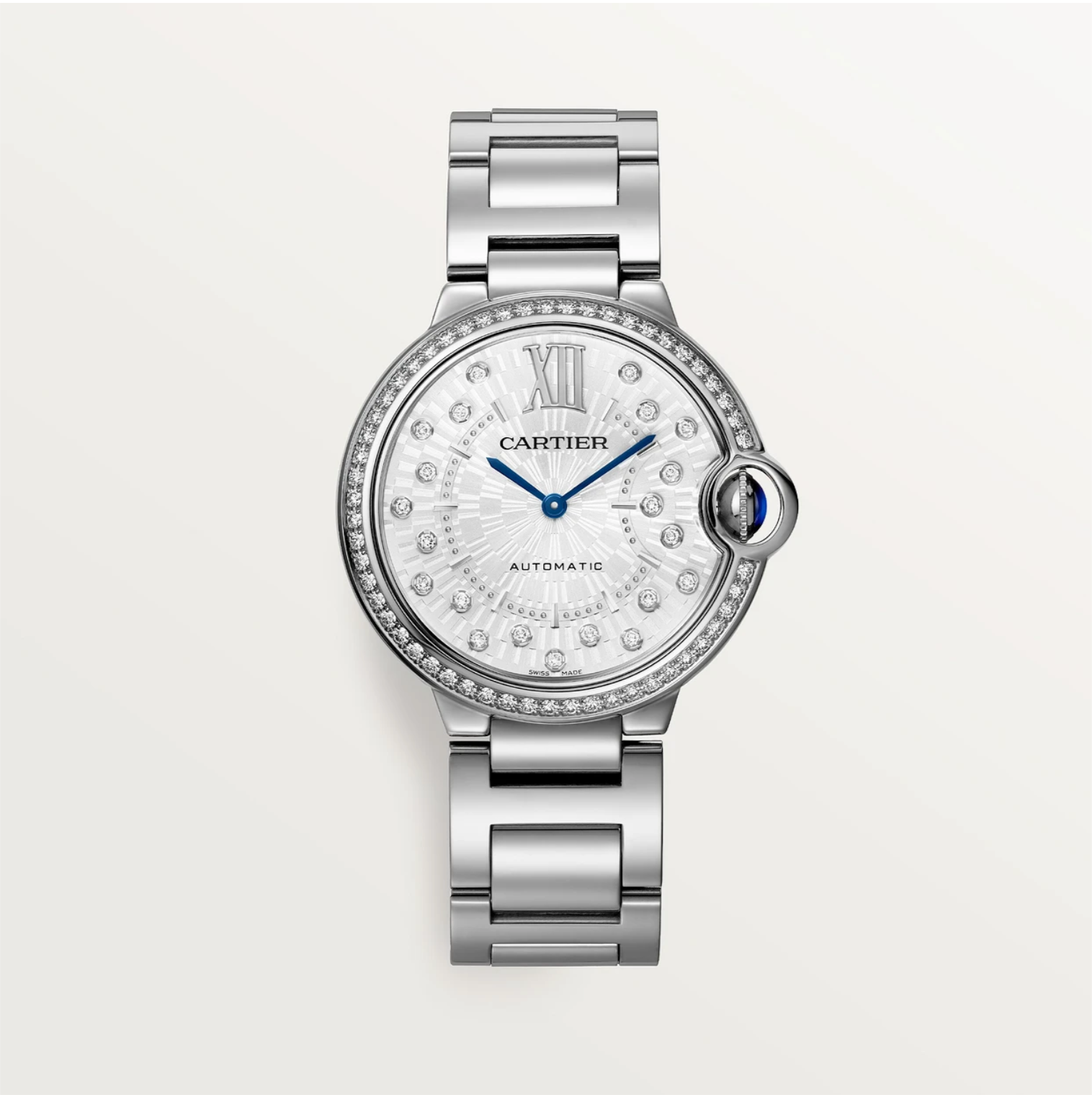 Ballon Bleu de Cartier 36 mm Stahl Automatik-Uhr