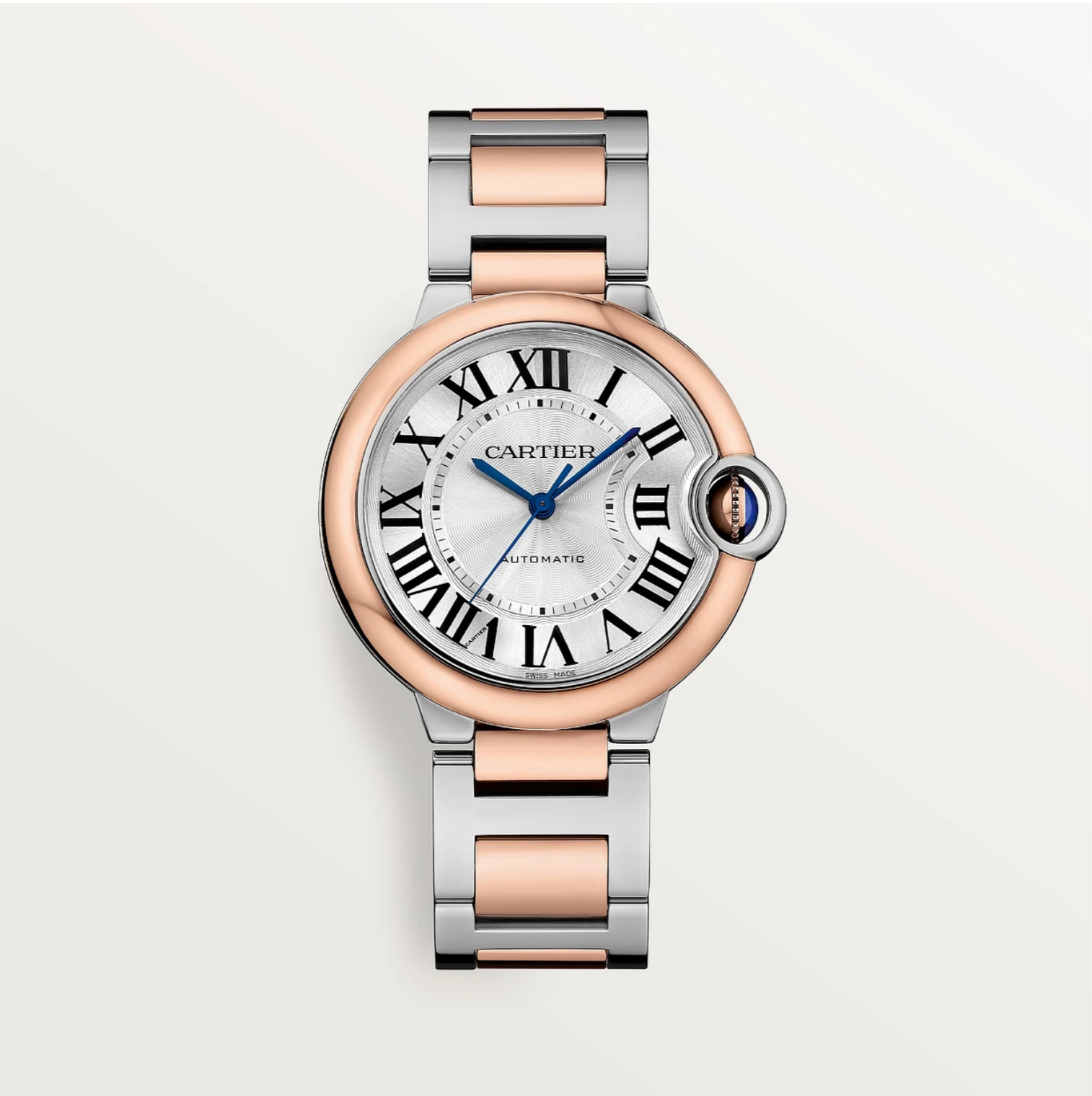 Ballon Bleu de Cartier 36 mm Stahl und Roségold Automatik-Uhr
