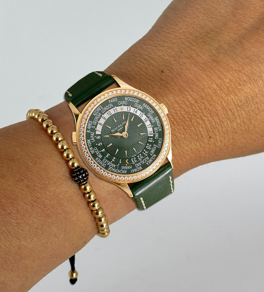 Komplikationen Weltzeit mit Diamanten