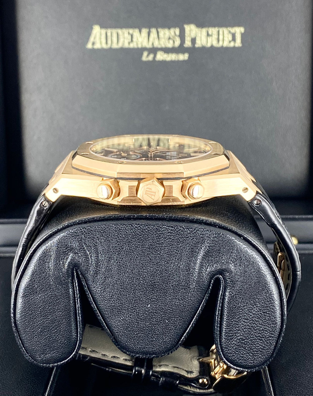 Audemars Piguet Royal Oak Chronograph Roségold, schwarzes Zifferblatt, 2016