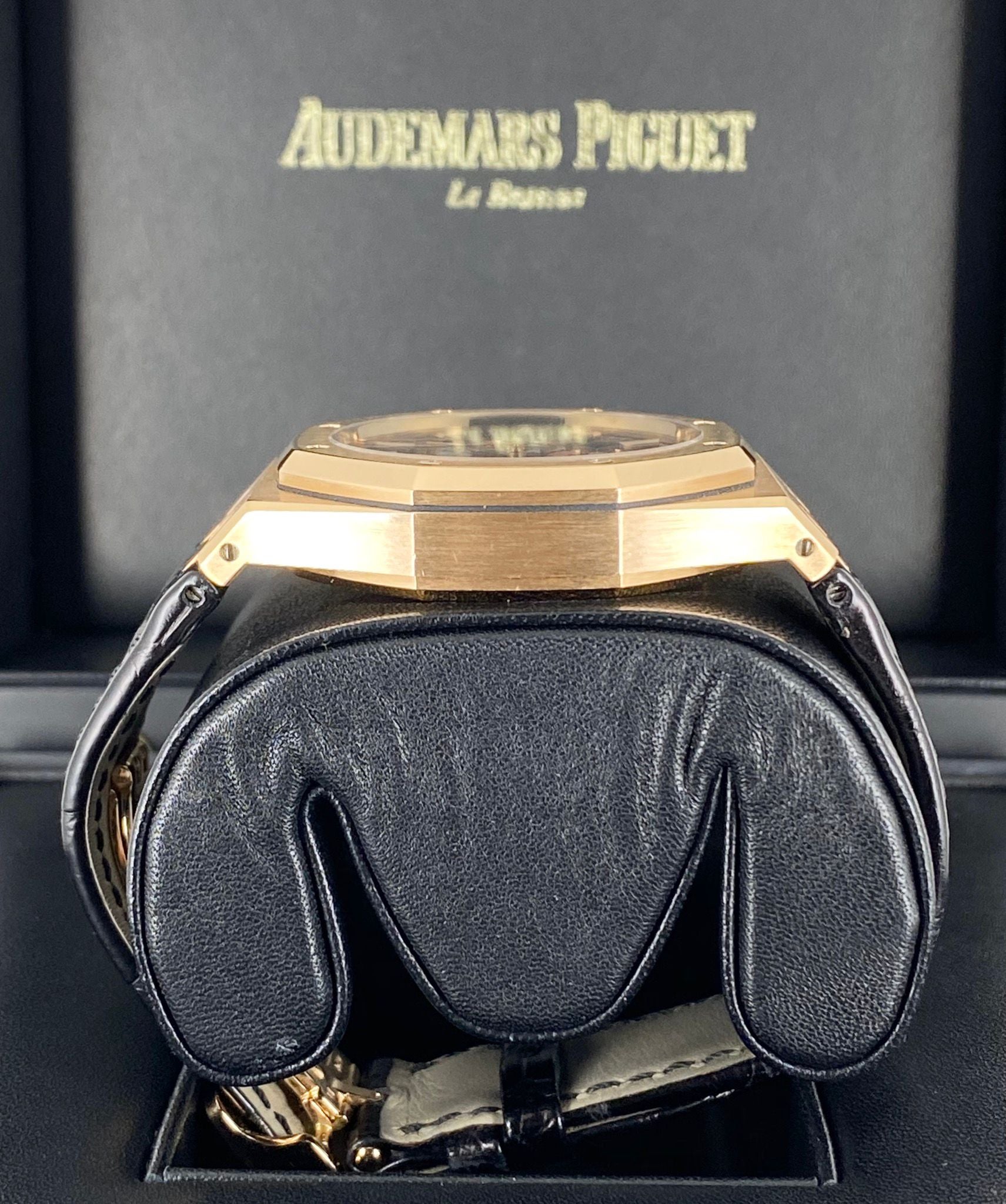 Audemars Piguet Royal Oak Chronograph Roségold, schwarzes Zifferblatt, 2016