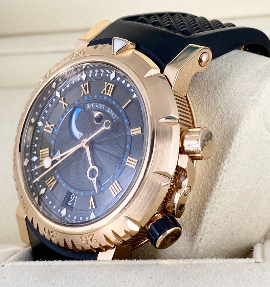 Breguet Marine Royale 18k, Roségold 45 mm, komplettes Set