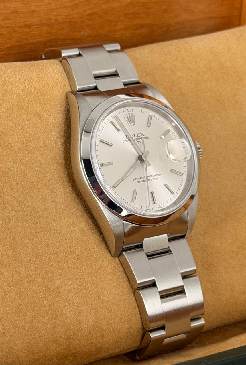 Rolex Oyster Perpetual Date Komplettset LC 100 2005 nach vollständigem Service 11-2025