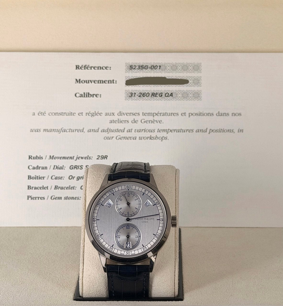 Patek Philippe Annual Calendar Regulator, 2015, Komplettset, wie neu