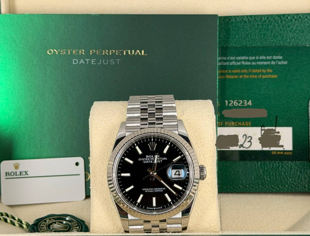 Rolex Datejust 36 2023 Komplettset wie neu