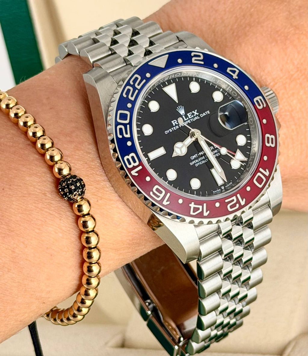 Rolex GMT-Master II Pepsi 2023 wie neu Komplettset