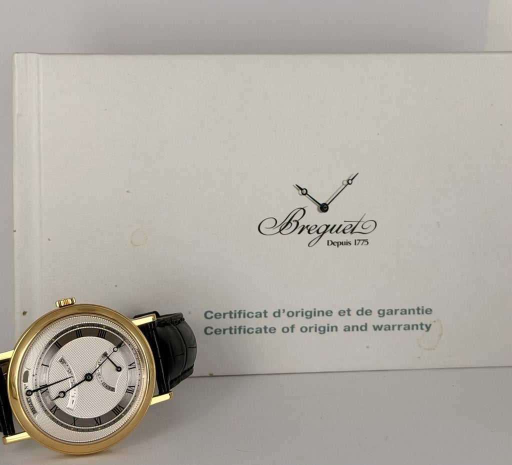 Breguet Classique Retrograde mit Originalpapieren und Faltschließe