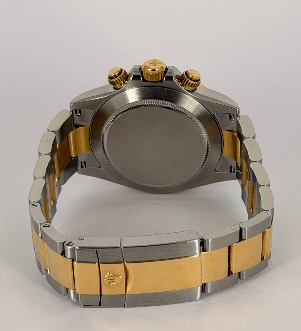 Rolex Daytona Stahl Gold wie neu nach Service Seriennummer Y 2002 116523