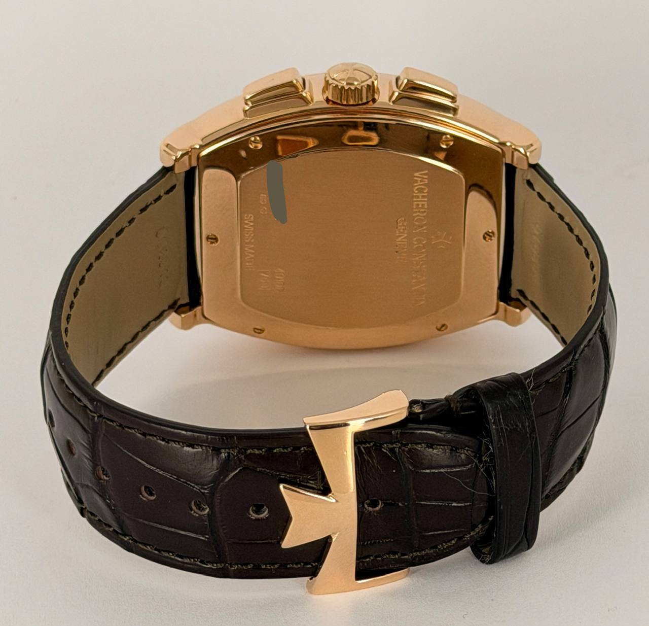 Vacheron Constantin Malte Tonneau Chronograph Vollset unpoliert XL Größe