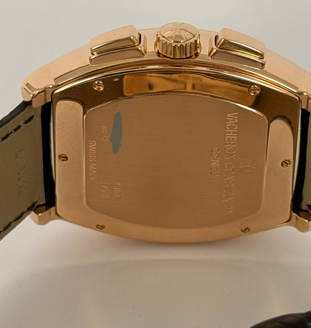 Vacheron Constantin Malte Tonneau Chronograph Vollset unpoliert XL Größe