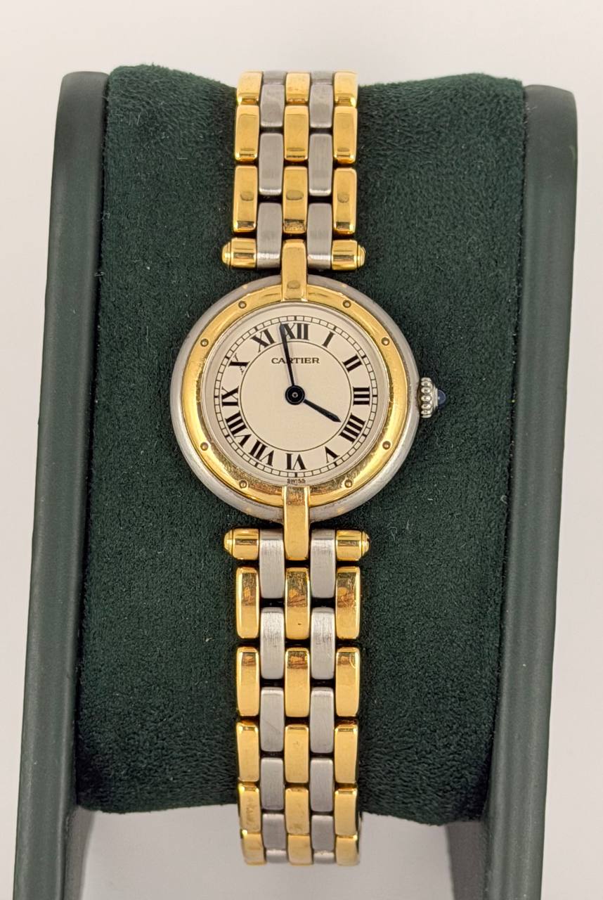 Cartier Panthère 3 Goldreihen nach Revision nur Uhr